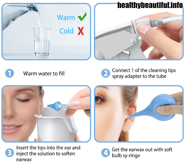 Clean Ears With Warm Water Rinse