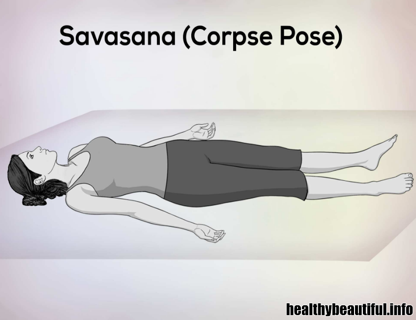 Savasana (corpse pose)