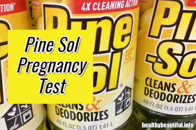 Pine-Sol Pregnancy Test